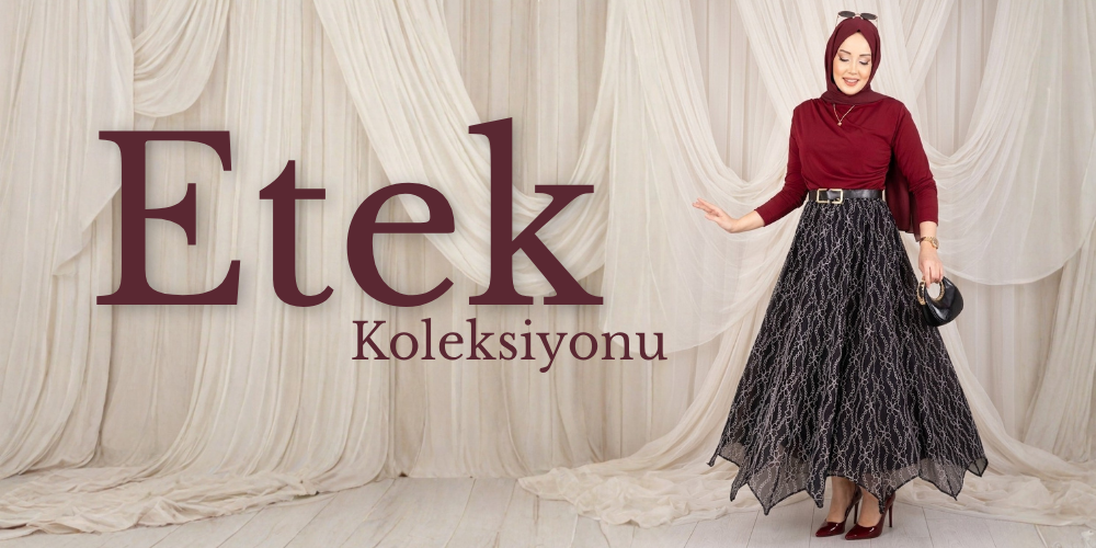 Tesettür Giyim Yeni Sezon Etek Modelleri