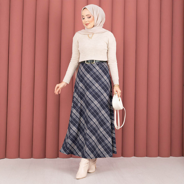 Tesettür Etek Modelleri