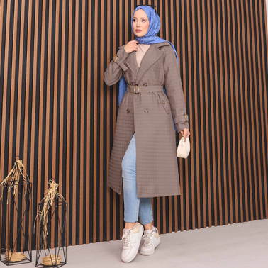 Tesettür Trenç Modelleri