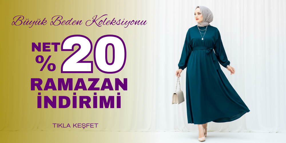 Tesettür Giyim Yeni Sezon Büyük Beden Modelleri