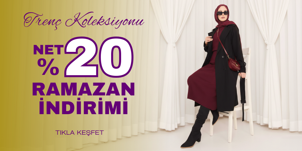 Tesettür Giyim Yeni Sezon Trenç Modelleri