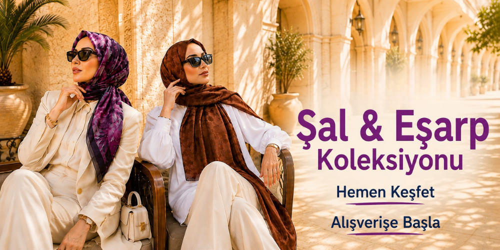 Tesettür Giyim Yeni Sezon Şal&Eşarp Modelleri
