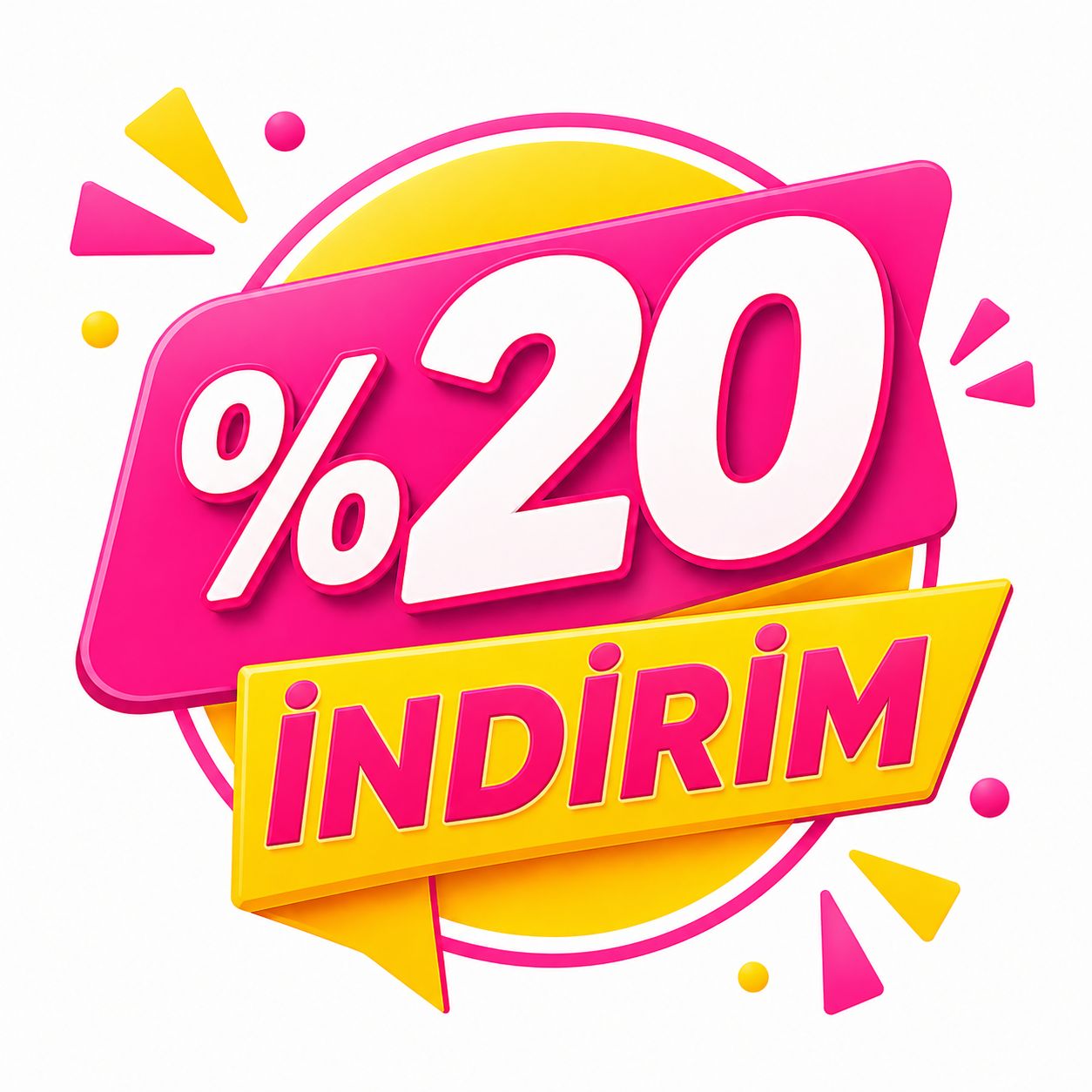 Yüzde 20 indirim