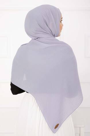 Aerobin Jazz Şal Açık Gri - Thumbnail