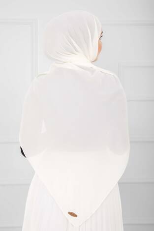 Aerobin Jazz Şal Açık Krem - Thumbnail