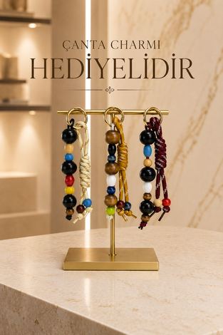 Aksesuar Hediyeli El & Omuz Çantası Beyaz - Thumbnail