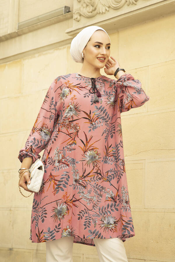 E - Anne Tunik 190E-8232 Gülkurusu (1)