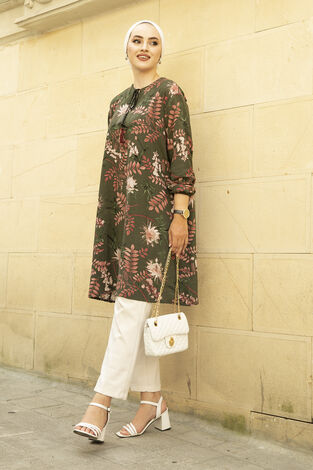 Anne Tunik 190E-8232 Haki - Thumbnail