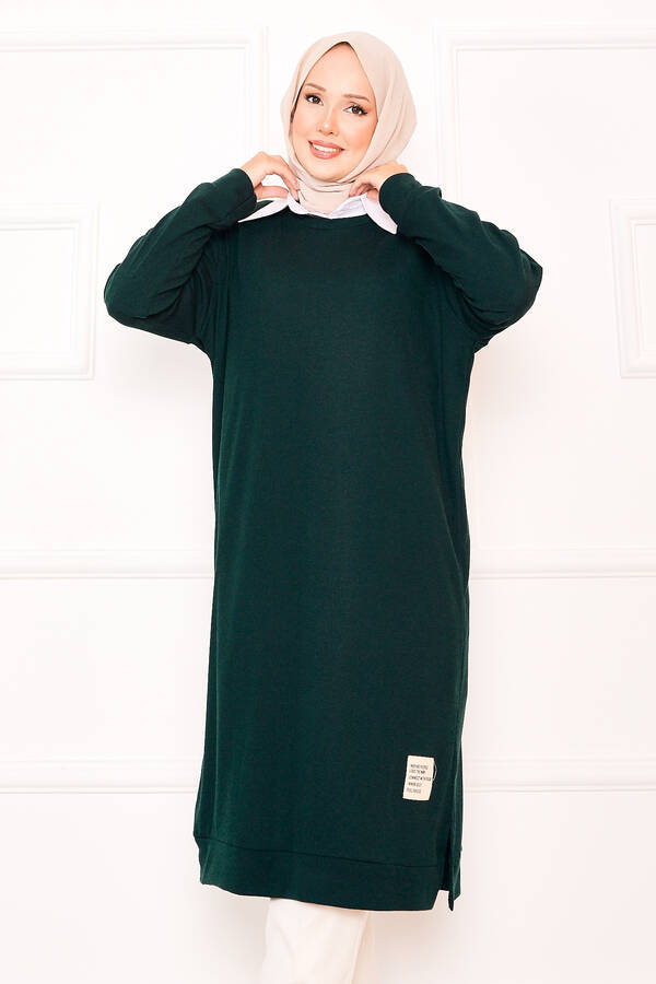 Gly - Arma Detaylı Fitilli Tunik Zümrüt (1) Gly - Arma Detaylı Fitilli Tunik Zümrüt (1)