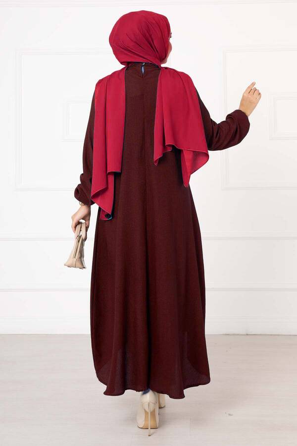 Asimetrik Tunik Bordo