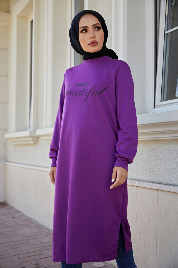  - AVEN Beautiful Tunik 2933-9 Mor (1)