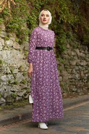 AVEN Dress 2258-3 Lilac - Thumbnail