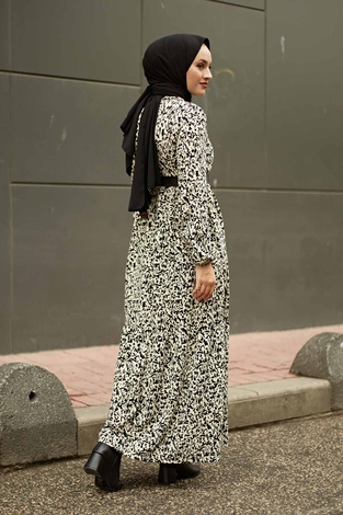AVEN Leopard Dress 2258-1 - Thumbnail