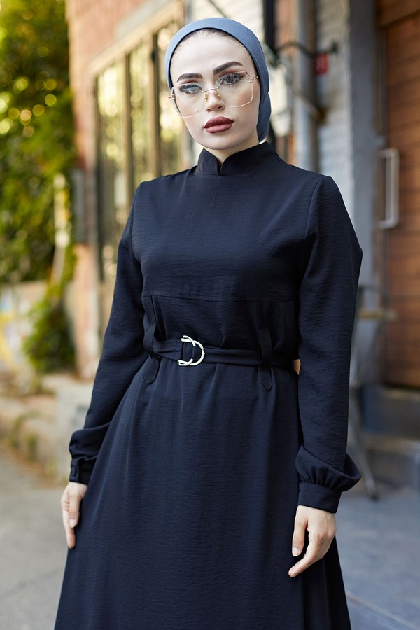  - AYŞE Diana Elbise 2466-1 Siyah (1)