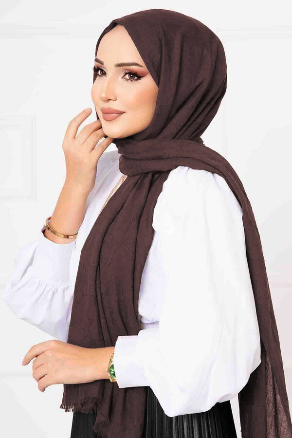 Kbr - Bambu Şal Açık Kahve