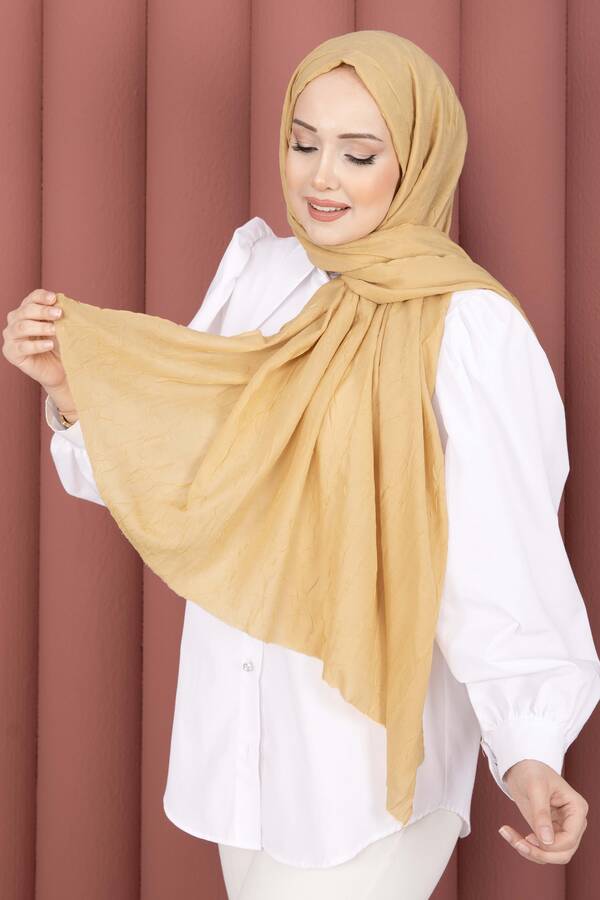 Kbr - Bambu Şal Açık sarı