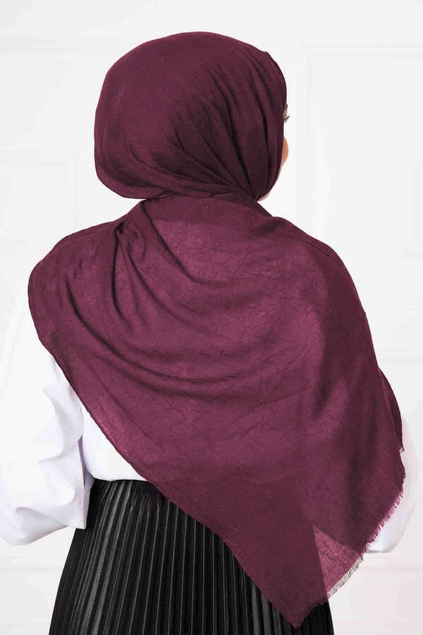 Bambu Şal Bordo - 3