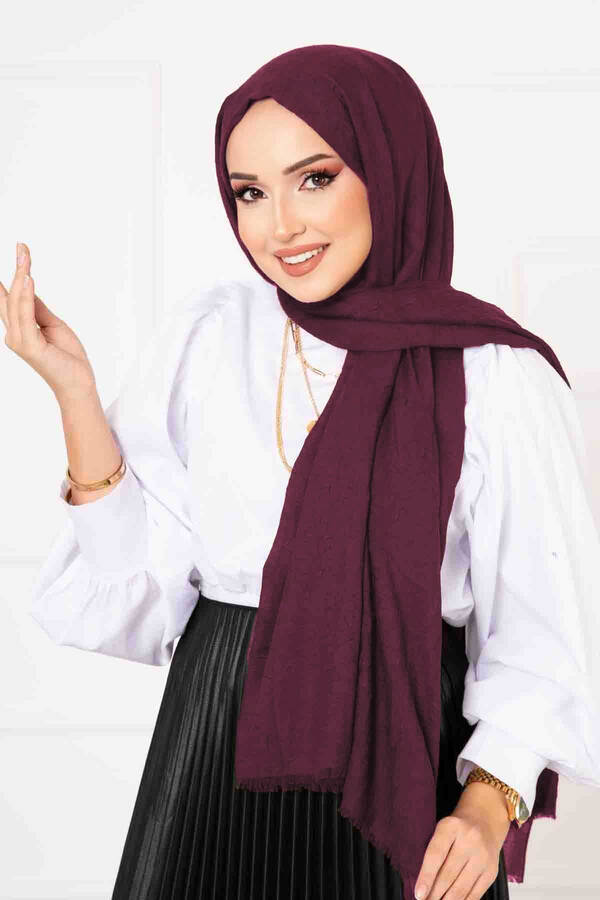 Kbr - Bambu Şal Bordo (1) Kbr - Bambu Şal Bordo (1)