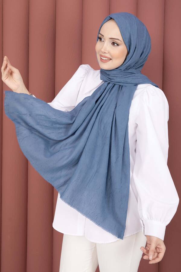 Kbr - Bambu Şal İndigo