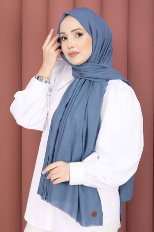 Bambu Şal İndigo - Thumbnail