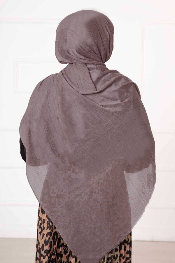 Bambu Şal Koyu Pudra - 3