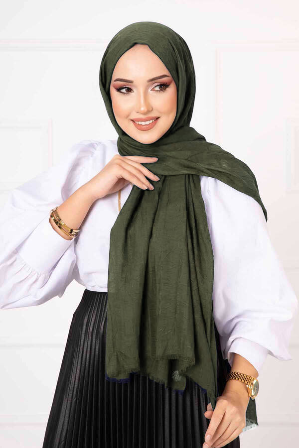 Kbr - Bambu Şal Çağla Yeşili (1)