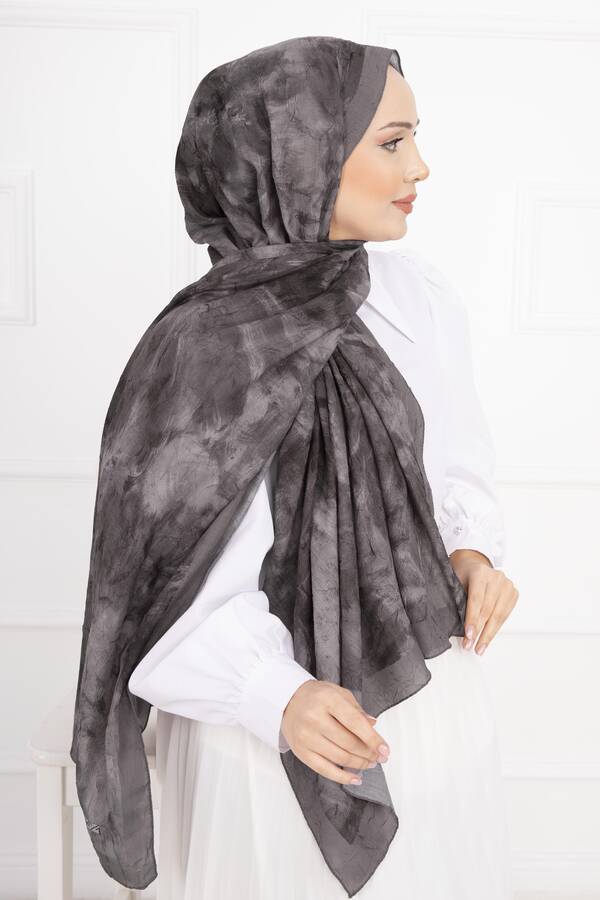 Msc - Batik Desen Bambu Şal Serisi Taş