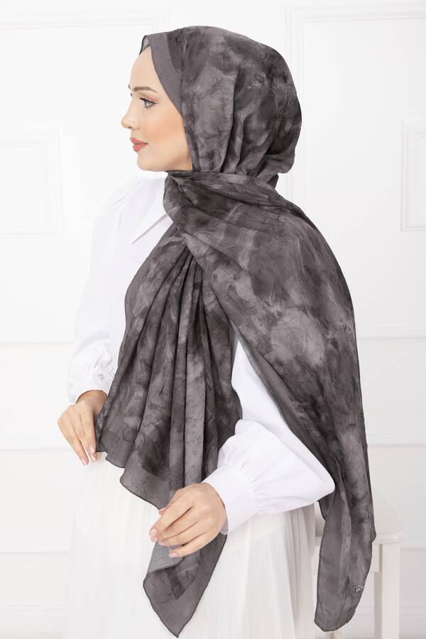 Msc - Batik Desen Bambu Şal Serisi Taş (1)