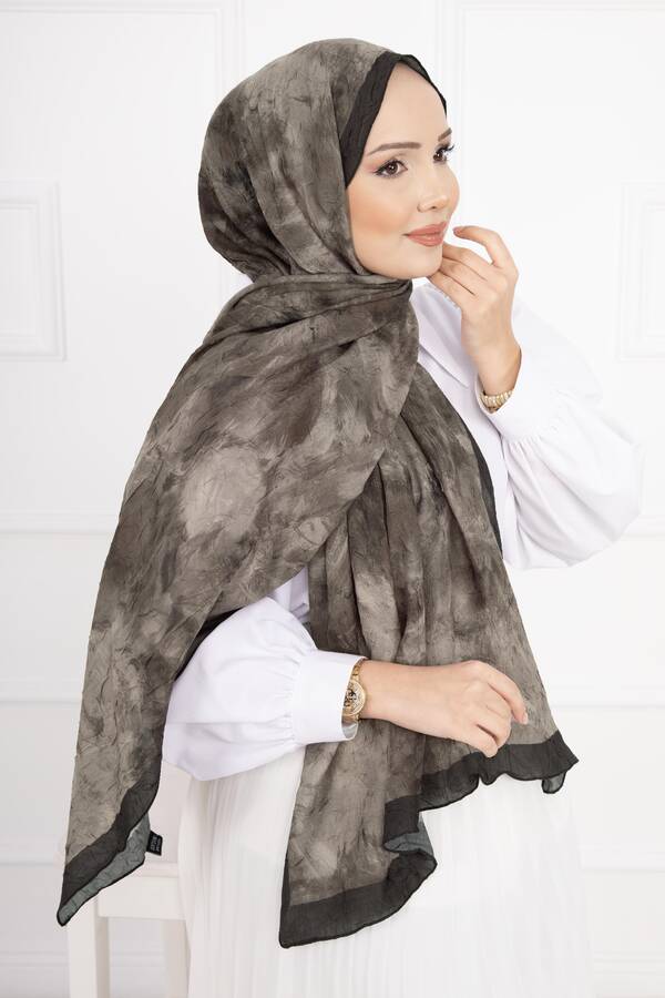 Msc - Batik Desen Bambu Şal Serisi Vizon (1)