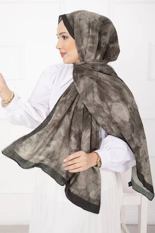Batik Desen Bambu Şal Serisi Vizon - Thumbnail