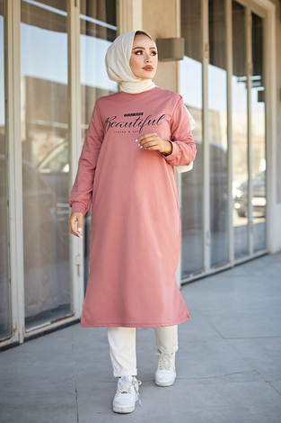 AVEN Beautiful Tunik 2933-3 Pudra - Thumbnail