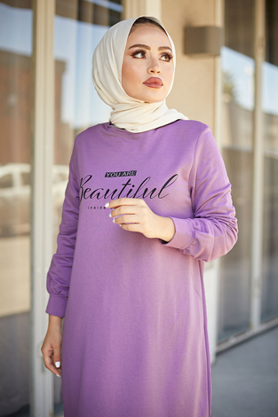 AVEN Beautiful Tunik 2933-6 Lila - Thumbnail