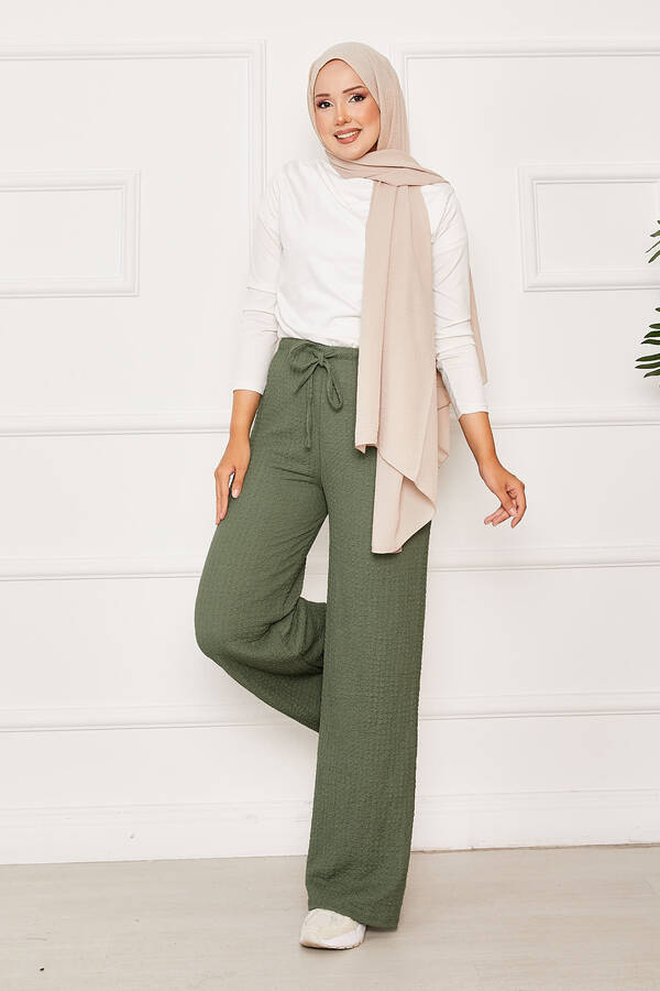 Beli Lastikli Bubble Pantolon Mint Beli Lastikli Bubble Pantolon Mint
