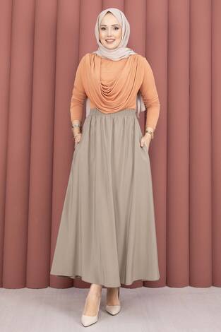 Beli Lastikli Cepli Tensel Etek Vizon - Thumbnail