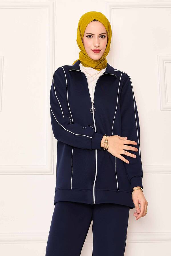MD - Biye Detaylı İkili Takım Lacivert (1)