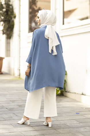 Bliss Tunik 565EN-9239 İndigo - Thumbnail