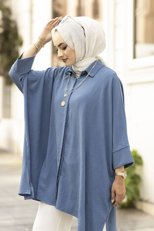 Bliss Tunik 565EN-9239 İndigo - Thumbnail