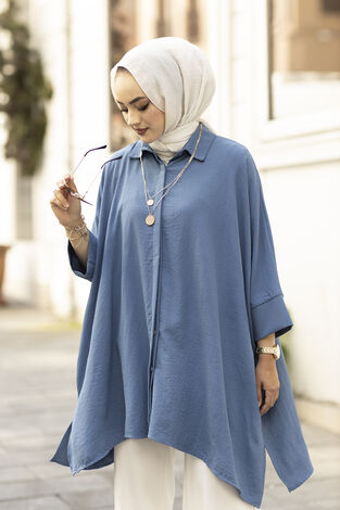 Bliss Tunik 565EN-9239 İndigo - Thumbnail