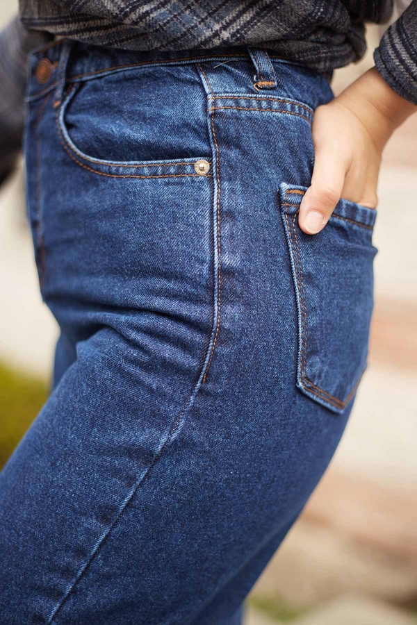  - Bol Paça Kot Pant. 8238-1 Mavi (1)