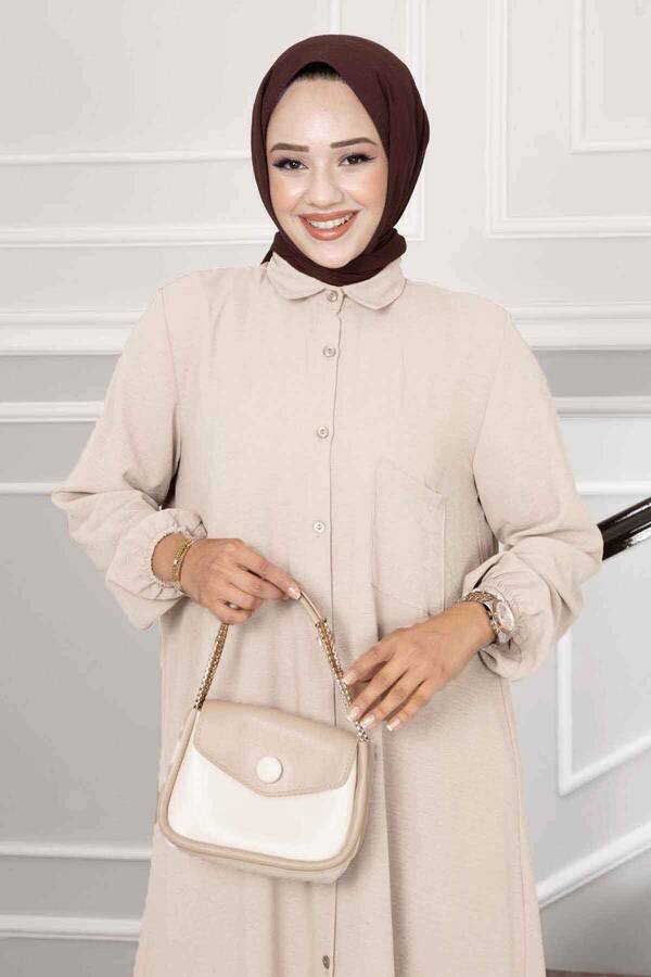 MD - Boydan Düğmeli Aerobin Tesettür İkili Takım Taş (1) MD - Boydan Düğmeli Aerobin Tesettür İkili Takım Taş (1)