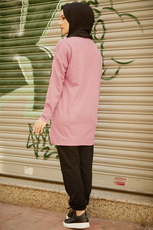 Spor tunik 7462-7 Pudra - Thumbnail