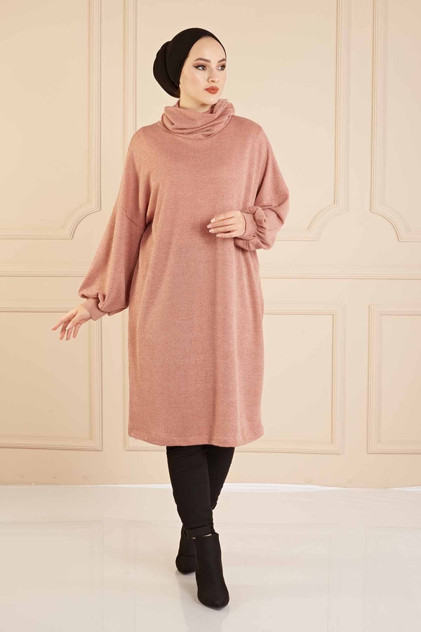 SAG - Buklet Tunik 160SAG6272 Gülkurusu