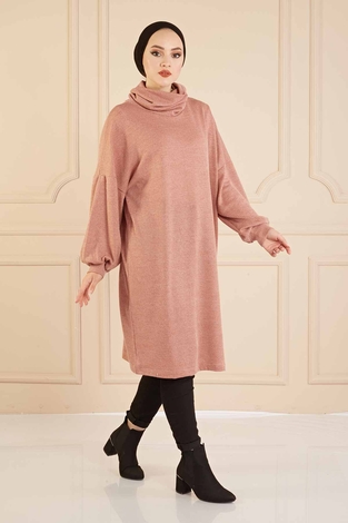 Buklet Tunik 160SAG6272 Gülkurusu - Thumbnail