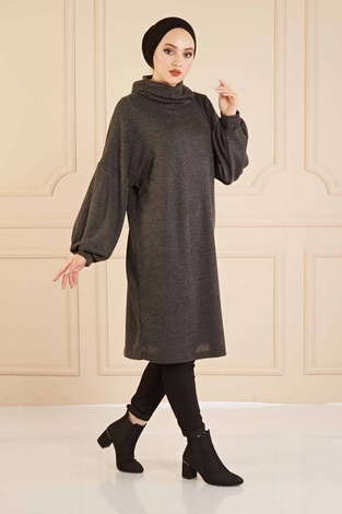 Buklet Tunik 160SAG6272 Siyah - Thumbnail