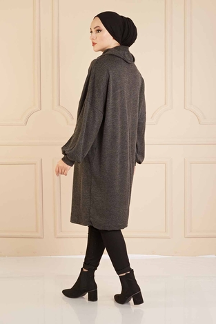 Buklet Tunik 160SAG6272 Siyah - Thumbnail