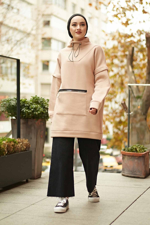 SAG - Carol Puf Sweat 160SAG6251 Camel