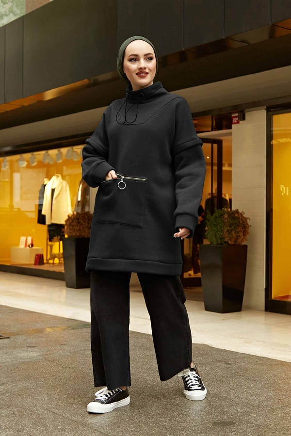 SAG - Carol Puf Sweat 160SAG6251 Siyah