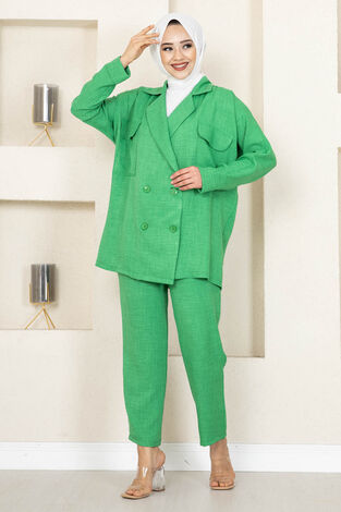 Ceket Pantolon İkili Tesettür Takım Benetton - Thumbnail