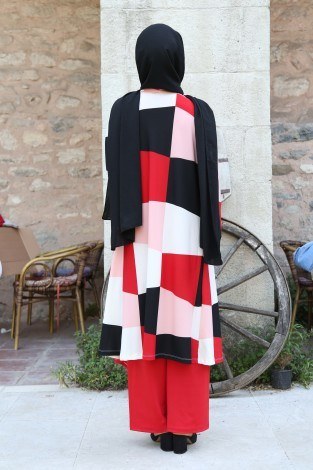 Ceket Tunik Pantolon 3'lü Takım 9685-4 - Thumbnail