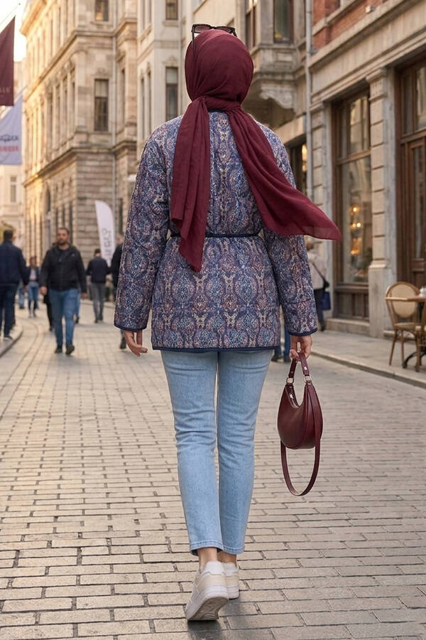 MD - Cep Detaylı Bohem Kapitone Ceket -10 (1)